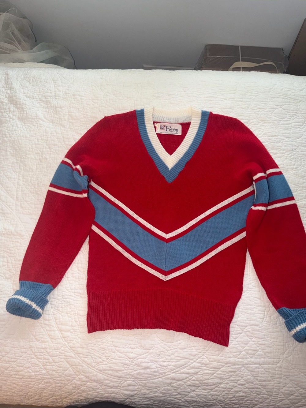 Vintage Cheerleading Sweater